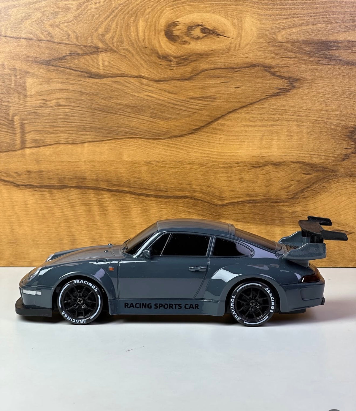 Trudj Dark Gray RC Sports Car – Racing Car with Remote & Accessories