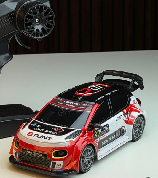 Trudj Remote Control Racing Car – Red, Black & White RC Toy
