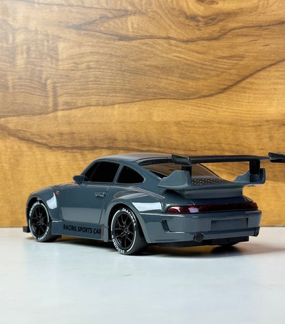 Trudj Dark Gray RC Sports Car – Racing Car with Remote & Accessories