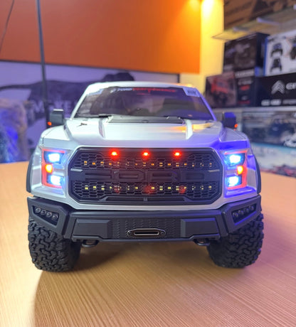 Trudj Ford F-150 RC Pickup Truck – Silver & Black Off-Road Edition