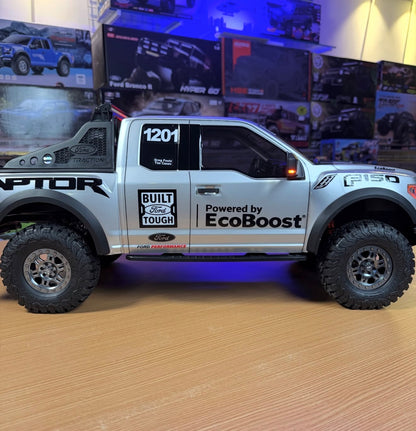 Trudj Ford F-150 RC Pickup Truck – Silver & Black Off-Road Edition