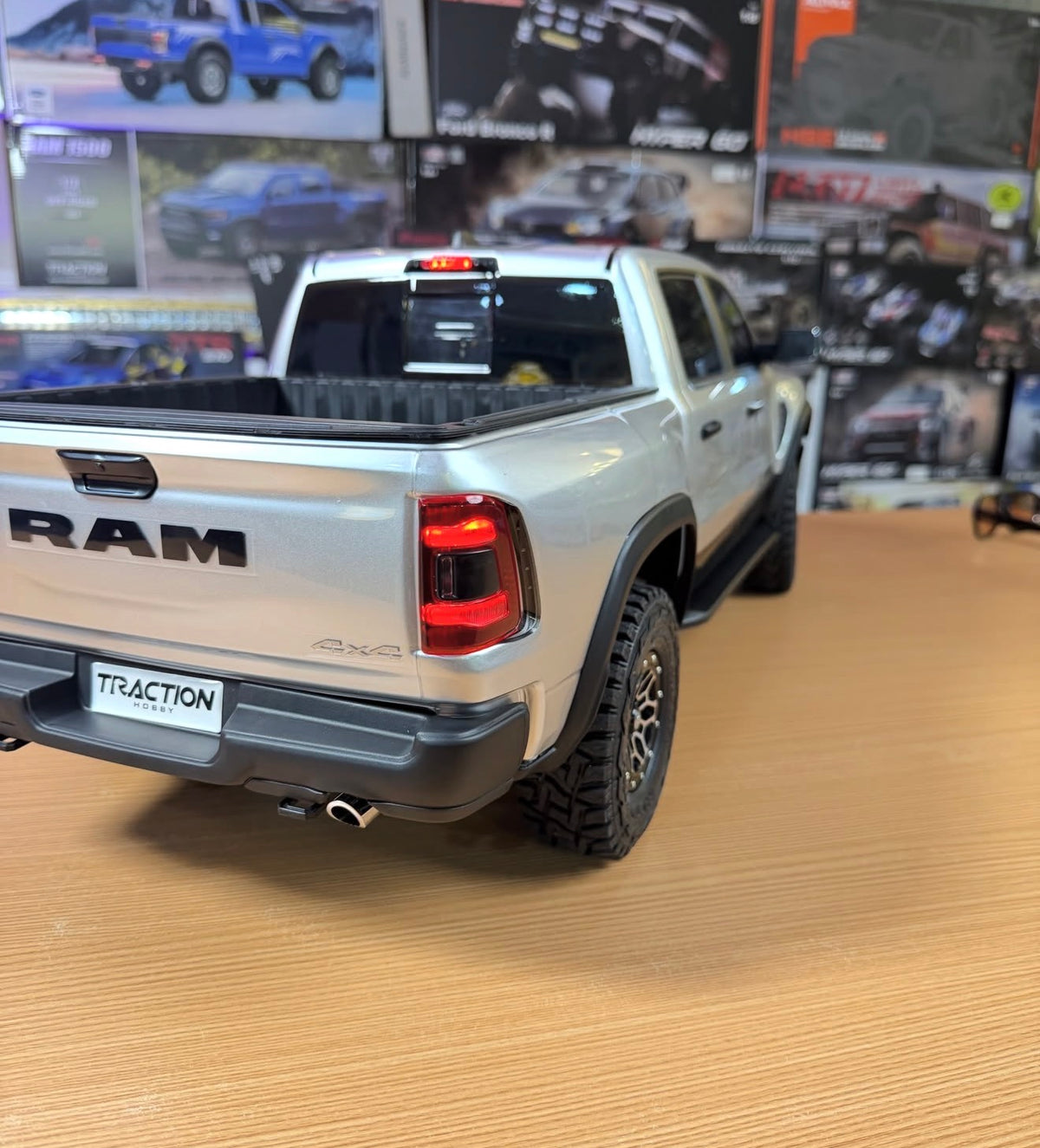 Trudj Silver & Black RC Pickup Truck – Off-Road Adventure Edition