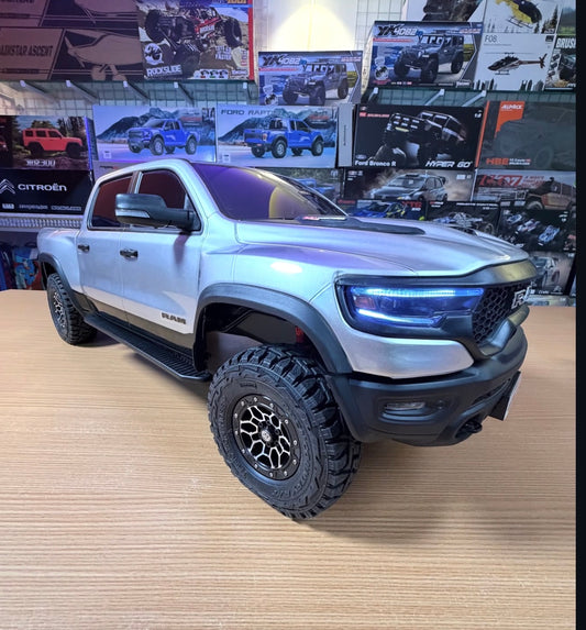 Trudj Silver & Black RC Pickup Truck – Off-Road Adventure Edition