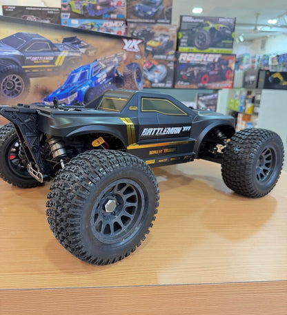 Trudj 1/10 Scale Battleman YYP RC Off-Road Truck – Black & Gray