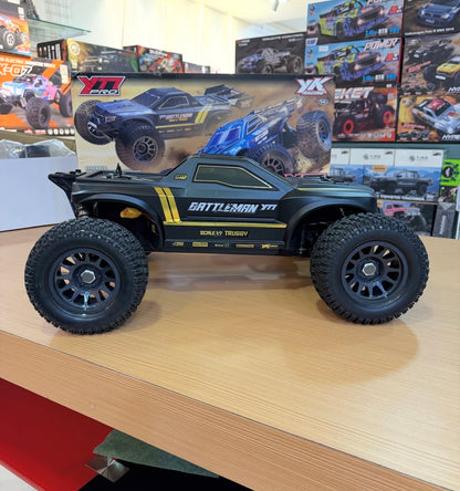 Trudj 1/10 Scale Battleman YYP RC Off-Road Truck – Black & Gray