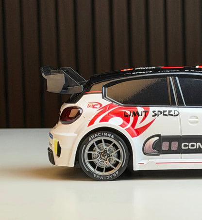 Trudj Remote Control Racing Car – Red, Black & White RC Toy