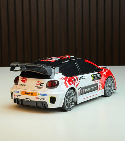 Trudj Remote Control Racing Car – Red, Black & White RC Toy